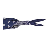 Mens Blue Paisley Quad Old School Bandanna - TR-50-1219