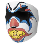 Clown Face Zan Motocross Full Face Mask Cold Weather Resistant