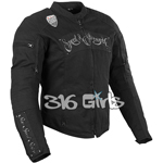 Ladies Six Speed Sisters Textile Motorcycle Jacket Speed and Strength Xs
