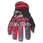 Womens Mesh Motorcycle Full Finger Riding Gloves Wicked Garden Sm - TR-87-6978