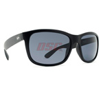 Men or Women Sport Bike Sunglasses POSEUR Black and Grey - DSVTNPOS-BG