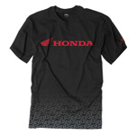 Quad Black Fading Mens Honda Medium T-Shirt
