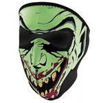 Glow In The Dark Vampire Zan Sportbike Full Face Mask - TR-50-9408
