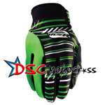 Sm Green Msr Axxis Offroad Gloves