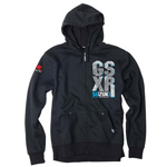 Unisex Medium Black GSXR Hoodie