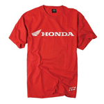 Street Bike Red Honda Mens Medium T-Shirt - FE-15-88330