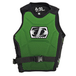Green Side Entry Vest Size 2XL A-10 Wakeboarding Competition