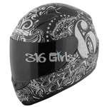 Motorcycle Extra Small Six Speed Sisters Helmet