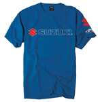 Quad Blue Suzuki Mens Medium T-Shirt