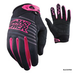Size XS Black-White Answer Mode Dirtbike Gloves