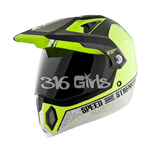 Speed and Strength Full Face Hell N Back Yellow Helmet Unisex Size Sm - TR-87-6481