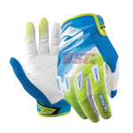 Answer Racing Alpha Air Off Road MX Blue and Green Gloves Size Sm - TR-45-7750