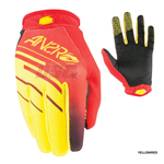 Answer Racing Rush Off Road MX Yellow and Red Gloves Size Sm - TR-45-7650