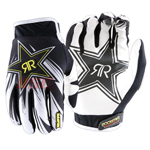 Rockstar Energy MSR Gloves ATV White and Black Size Sm