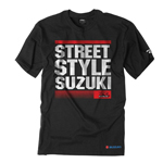 Suzuki GSXR Silhouette Street Bike Mens Black Medium T-Shirt